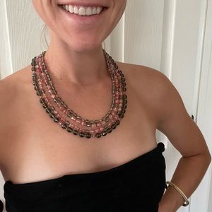 Vintage glass beaded necklace